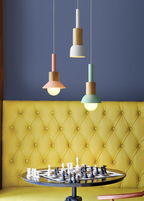 Liora Metal and Wood Pendant Lights
