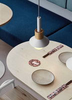 Liora Metal and Wood Pendant Lights