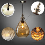 Arlena Drop Glass Pendant Lamp in Modern Nordic Style