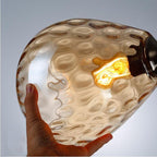 Arlena Drop Glass Pendant Lamp in Modern Nordic Style