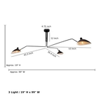 Marcen Rotating Arm Ceiling Light
