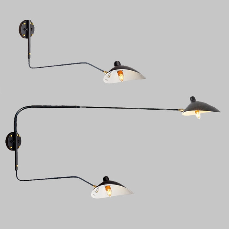Marlo Duckbill Wall Light With Swing Arms