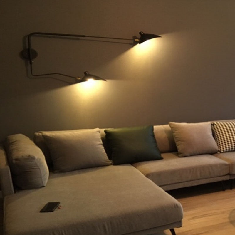 Marlo Duckbill Wall Light With Swing Arms