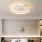 Rectangular Ceiling Light With Geometric Design