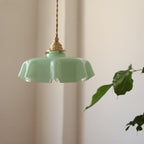 Elowen | Retro Draped Flower Glass Ceiling And Pendant Light