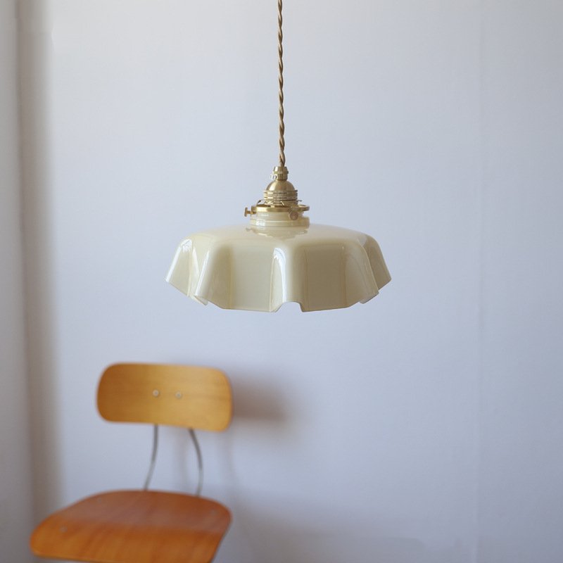 Elowen | Retro Draped Flower Glass Ceiling And Pendant Light
