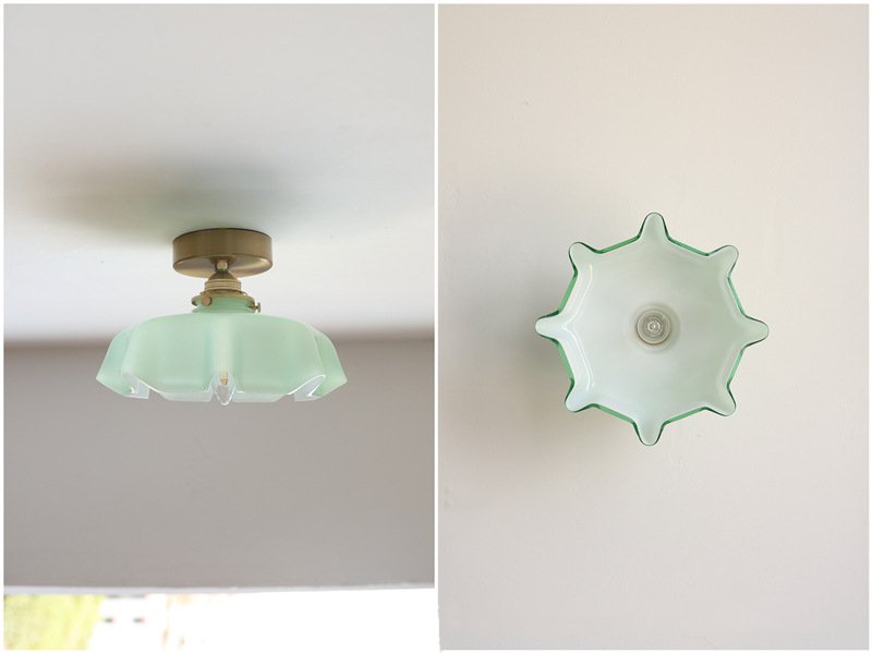 Elowen | Retro Draped Flower Glass Ceiling And Pendant Light