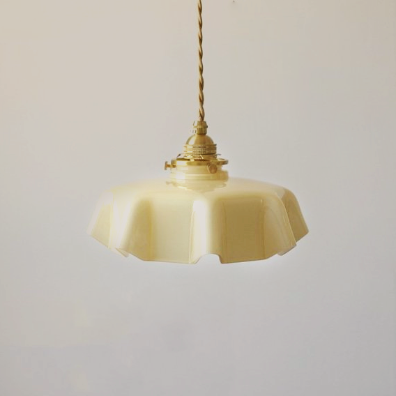 Elowen | Retro Draped Flower Glass Ceiling And Pendant Light