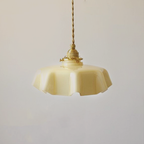 Elowen | Retro Draped Flower Glass Ceiling And Pendant Light