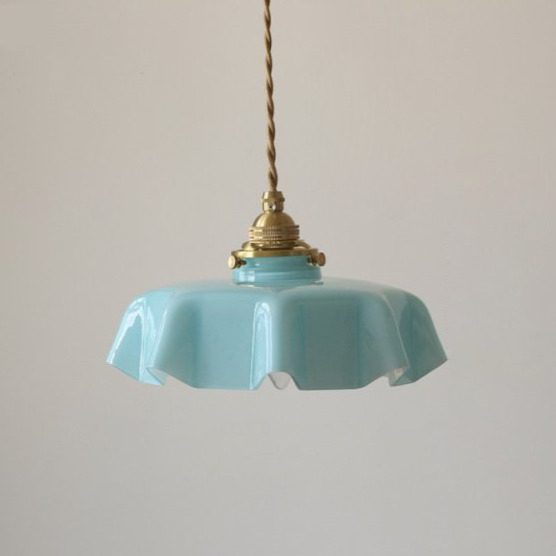Elowen | Retro Draped Flower Glass Ceiling And Pendant Light