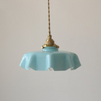 Elowen | Retro Draped Flower Glass Ceiling And Pendant Light