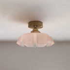Elowen | Retro Draped Flower Glass Ceiling And Pendant Light