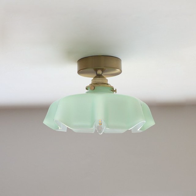 Elowen | Retro Draped Flower Glass Ceiling And Pendant Light