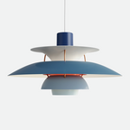 Multicolored Layered Pendant Lamp