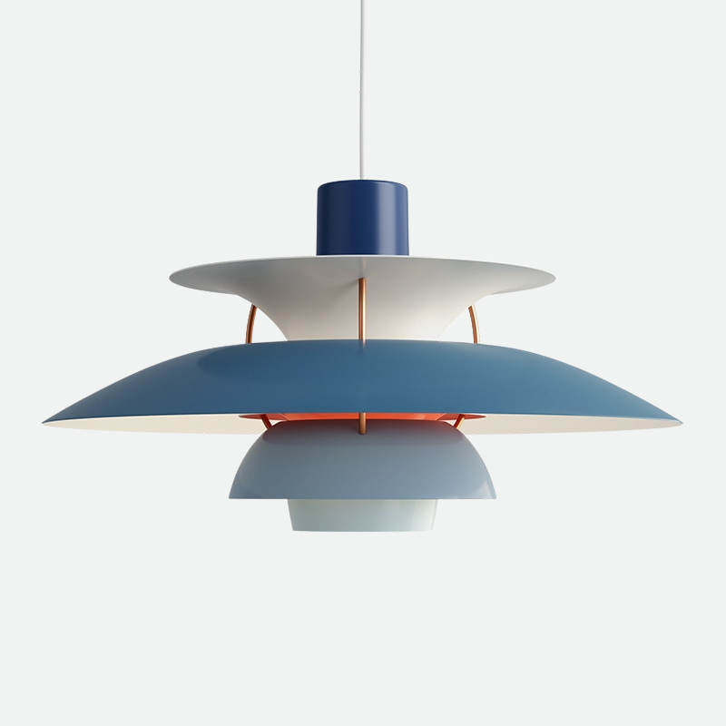 Multicolored Layered Pendant Lamp
