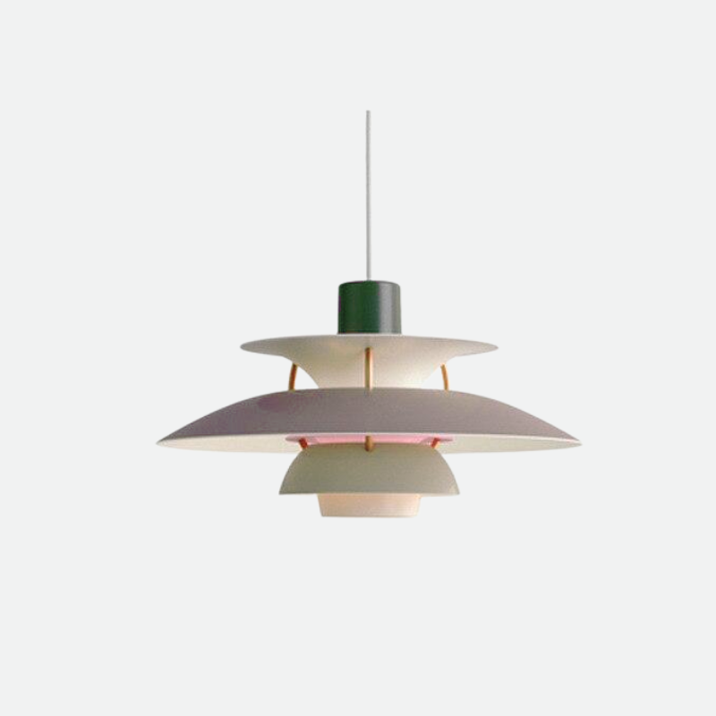 Multicolored Layered Pendant Lamp