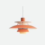 Multicolored Layered Pendant Lamp