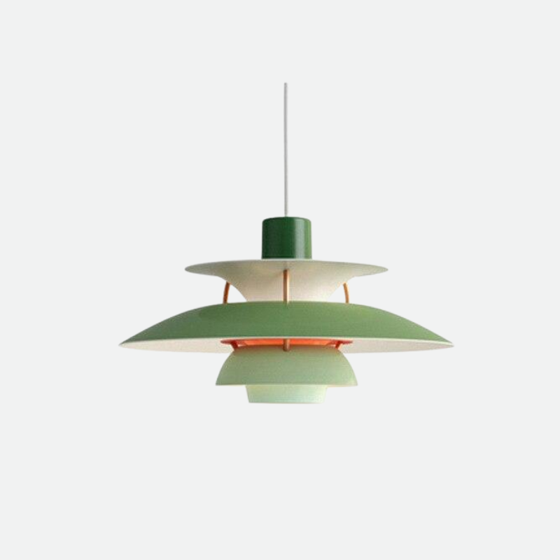 Multicolored Layered Pendant Lamp