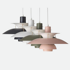 Multicolored Layered Pendant Lamp