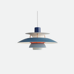 Multicolored Layered Pendant Lamp