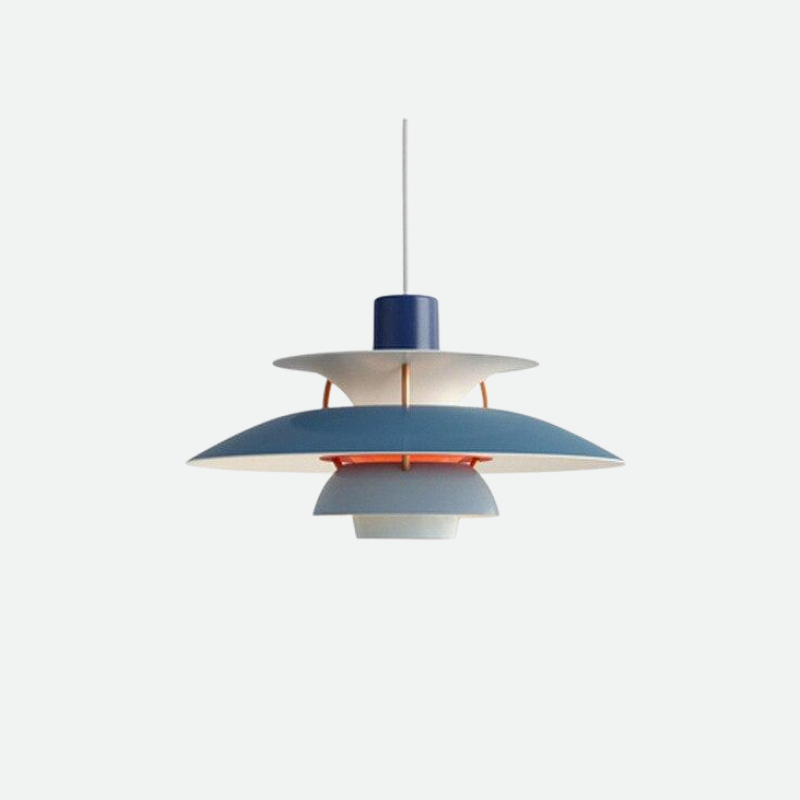 Multicolored Layered Pendant Lamp